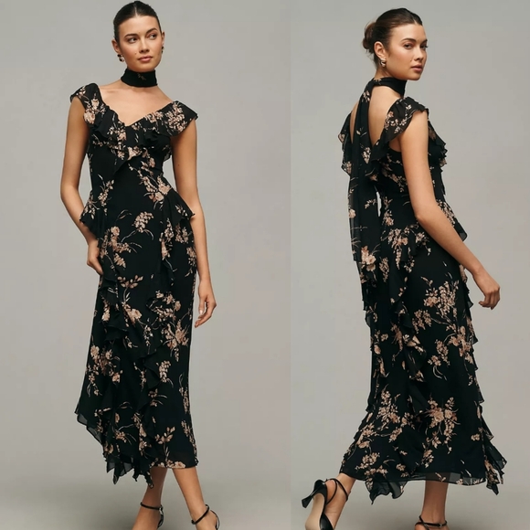 NWT Reformation Silvana Floral Print Dress - Picture 2 of 13